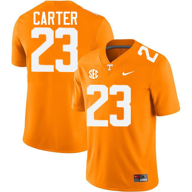 #23 Boo Carter UT Vols Jerseys,Tennessee Volunteers College Football Jerseys Stitched-Orange